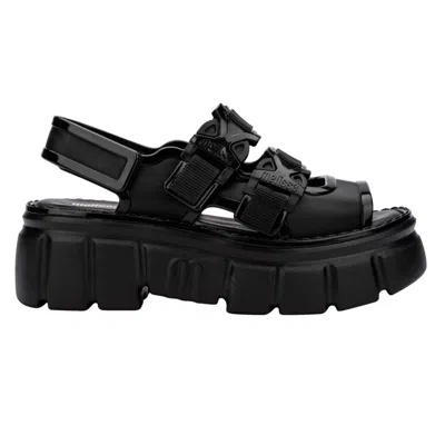 Melissa Women's Rebel Utility Sandal Platform - Black