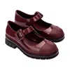 Melissa June Mary Janes Burgundy