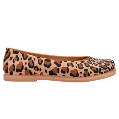 Melissa Women's Ruby Ballet Style Flat - Beige Brown
