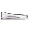 Melissa Women's Ruby X Marc Jacobs Ballet Style Flat - Silver Grey In Silver
