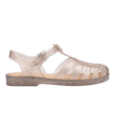 Melissa Possession Glittered Sandals In Purple