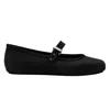Melissa Soft Jelly Ballerina Flat In Black, Women's At Urban Outfitters