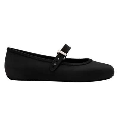 Melissa Soft Jelly Ballerina Flat In Black, Women's At Urban Outfitters