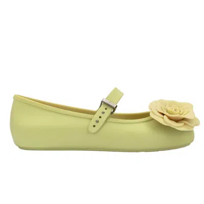 Melissa Women's Soft Ballerina Petals - Green