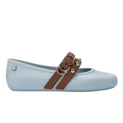 Melissa Women's Soft Ballerina Studs - Blue / Brown