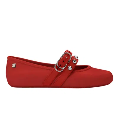 Melissa Women's Soft Ballerina Studs - Red In Multi