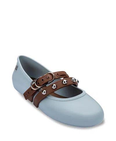 Melissa Women's Soft Studs Ballerinas In Blue