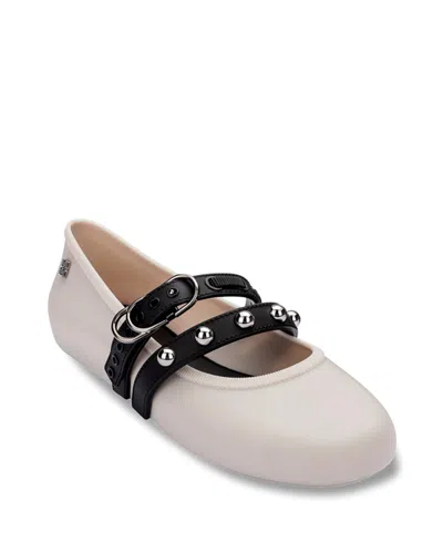 Melissa Women's Soft Studs Ballerinas In Neutral