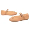 Melissa Women's Neutrals / Brown Sophie Ballet Flats - Milky Beige In Multi