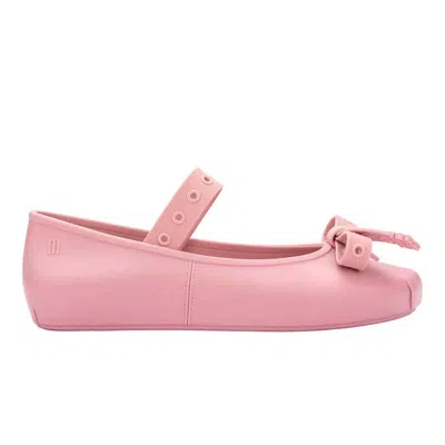 Melissa Women's Sophie Crush Ballet Flat - Pink