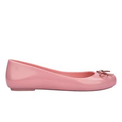 Melissa Women's Sweet Love Chrome Ballet Flats - Pink