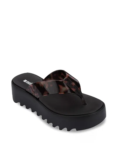 Melissa Women's Thong Platform Sandals In Brown