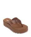 Melissa Women's Thong Platform Sandals In Brown