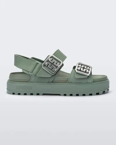Melissa Women's Towny Sporty Sandal In Green