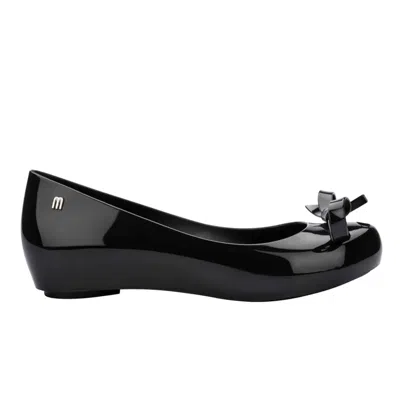 Melissa Women's Ultragirl Bow Iii Ballet Flat - Black