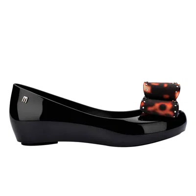 Melissa Women's Ultragirl Classic Bow Ballet Flats - Black
