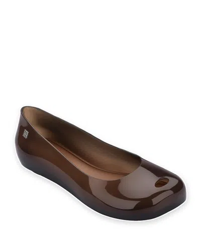 Melissa Women's Ultragirl Futura Ballerinas In Brown