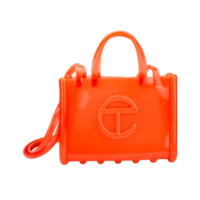 Melissa Women's Yellow / Orange Medium Jelly Shopper Ii X Telfar - Orange In Yellow/orange