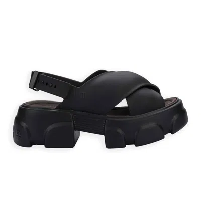 Melissa Women's Yura Sporty Platform Sandal - Brown, Black