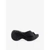 Melissa X Diesel Quantum Platform Wave Slides In Black