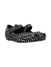 Melissa X 10 Corso Como Graphic-print Sandals In Black