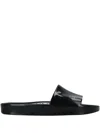 Melissa X 10 Corso Como Logo-print Slides In Black