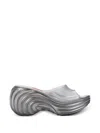 Melissa X Diesel Quantum Platform Sandals In White