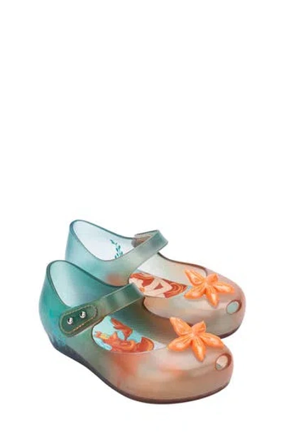 Melissa X Disney® The Little Mermaid Ultragirl Ii Mary Jane In Clear/oran