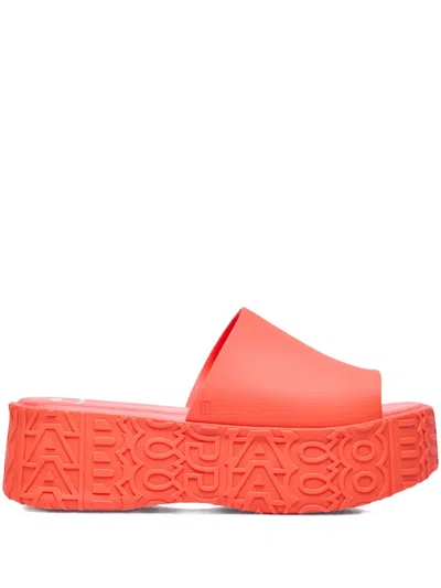 Melissa X Marc Jacobs Becky Slides In Red