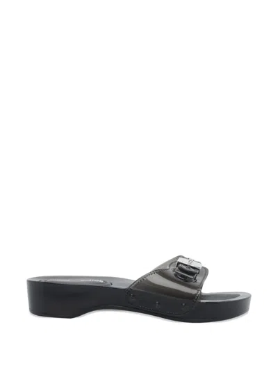 Melissa X Scholl Pescura Buckle-detail Sandals In Black