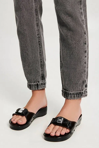 Melissa X Scholl Pescura Platform Slide Sandal In Black
