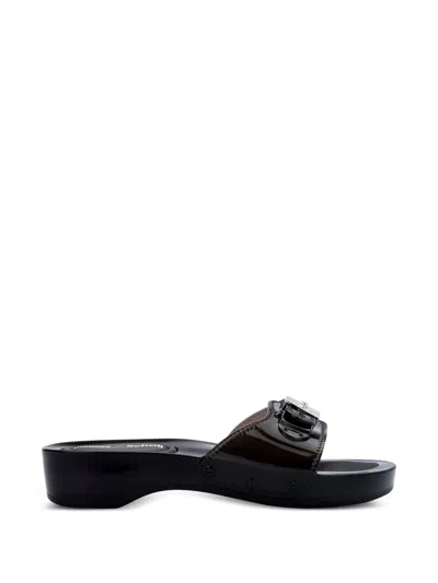 Melissa X Scholl Pescura Platform Slide Sandal In Black