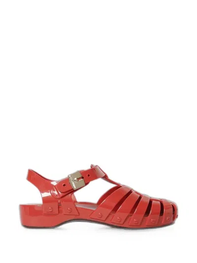 Melissa X Scholl Possession Pescura Cage Sandals In Red