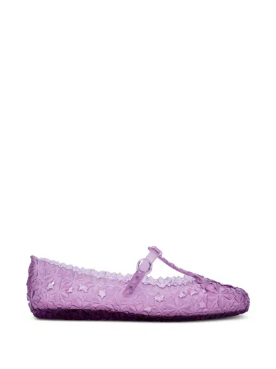 Melissa X Susan Fang Daphnis Ballet Flats In Purple