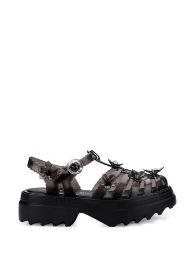 Melissa X Susan Fang Possession Platform Sandals In Black