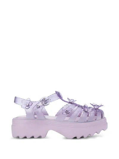 Melissa X Susan Fang Possession Platform Sandals In Purple