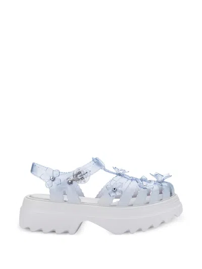 Melissa X Susan Fang Possession Platform Sandals In White