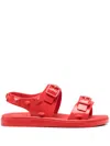 Melissa X Undercover Buckle-fastening Sandals In Red