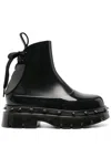 Melissa X Undercover Lace-up Platform Boots In Black