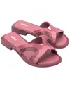 Melissa Yacht Slide Sandal In Red