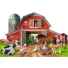 Melissaanddoug Melissa And Doug Busy Barn Shaped Floor Puzzle- 32 Pieces