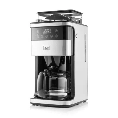 Melitta Aroma Fresh Plus 10-cup Coffee Maker With Coffee Grinder In Black