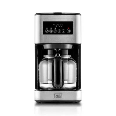 Melitta Aroma Tocco Plus 12-cup Hot And Iced Drip Coffee Maker With Glass Carafe And Touch Control Display In Black
