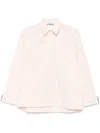 Melitta Baumeister Belted Shirt In ピンク