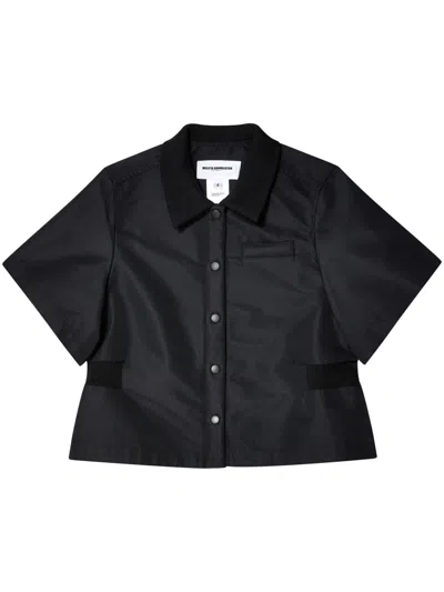 Melitta Baumeister Bomber Shirt In Black
