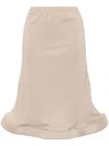 Melitta Baumeister Circle-bottom Midi Skirt In Brown