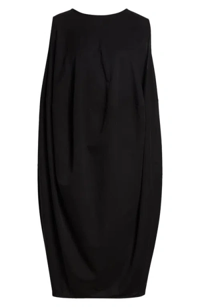 Melitta Baumeister Cocoon Midi Dress In Black