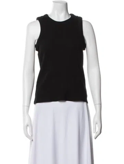 Pre-owned Melitta Baumeister Crew Neck Sleeveless Top W/ Tags In Grey