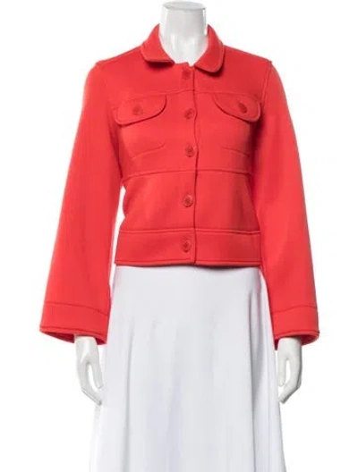 Pre-owned Melitta Baumeister Jacket In Orange/red