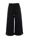 Melitta Baumeister Belted Cropped Jeans